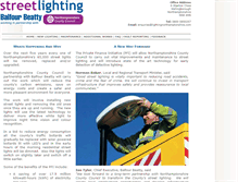 Tablet Screenshot of lightingnorthamptonshire.com